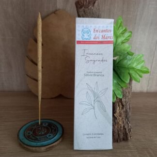 Incenso Sagrado Sálvia Branca
