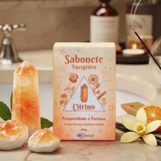 Sabonete Vegano Citrino - Prosperidade