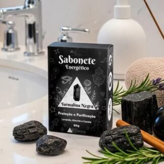 Sabonete Cristal Turmalina Negra - Purificação