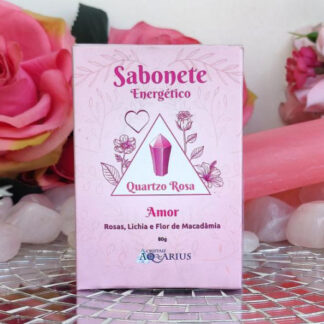Sabonete Vegano Quartzo Rosa  - Amor