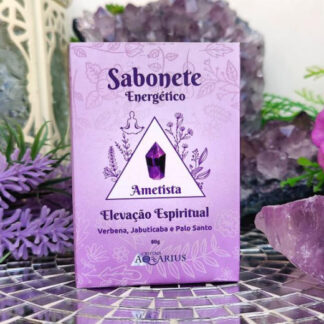 Sabonete Vegano Ametista - Elevação Espiritual