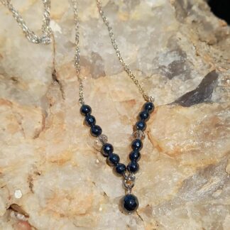 Colar Pedra Natural - Hematita