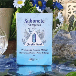 Sabonete Vegano Cianita Azul