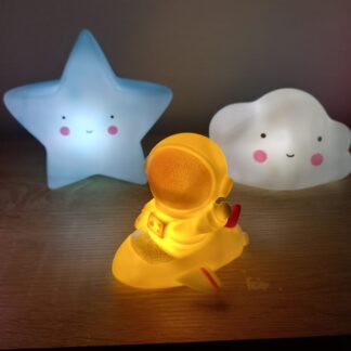 Luminária Infantil Decorativa - Astronauta, Estrela ou Nuvem