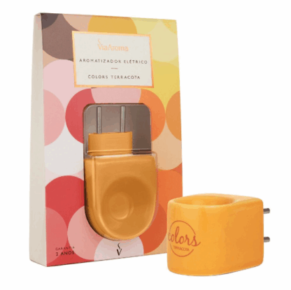 Aromatizador Elétrico Bivolt Terracota Laranja